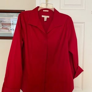Chico’sNo Iron Shirt Sz 2